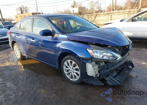 2019 Nissan Sentra Sv z USA, uszkodzony, nr VIN 3N1AB7AP9KY285182